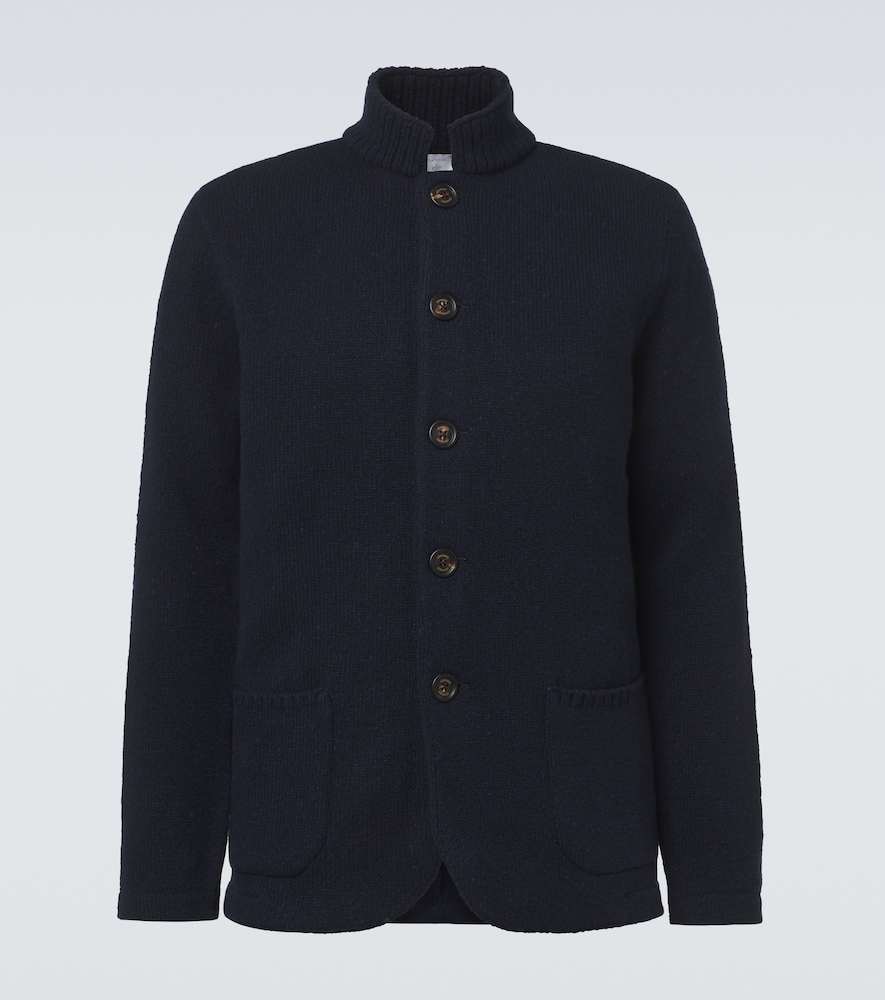 Cardigan in misto lana e cashmere