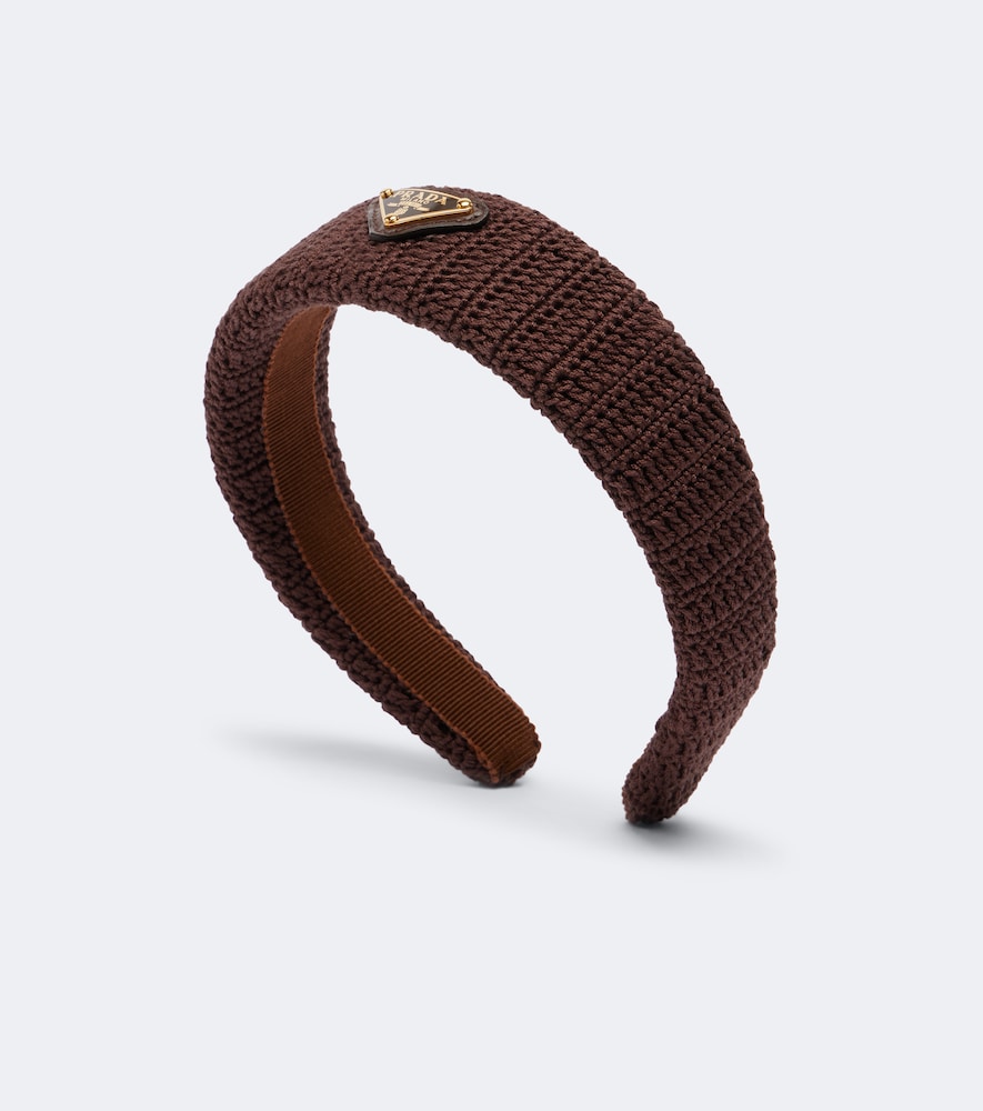 Prada Crochet headband　Prada かぎ針編みヘッドバンド Prada