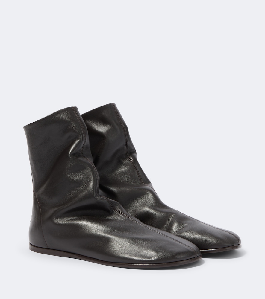 Ankle Boots aus Leder