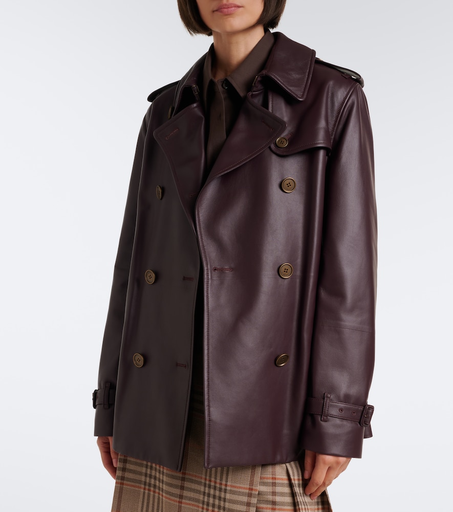 Leather Trench Coat