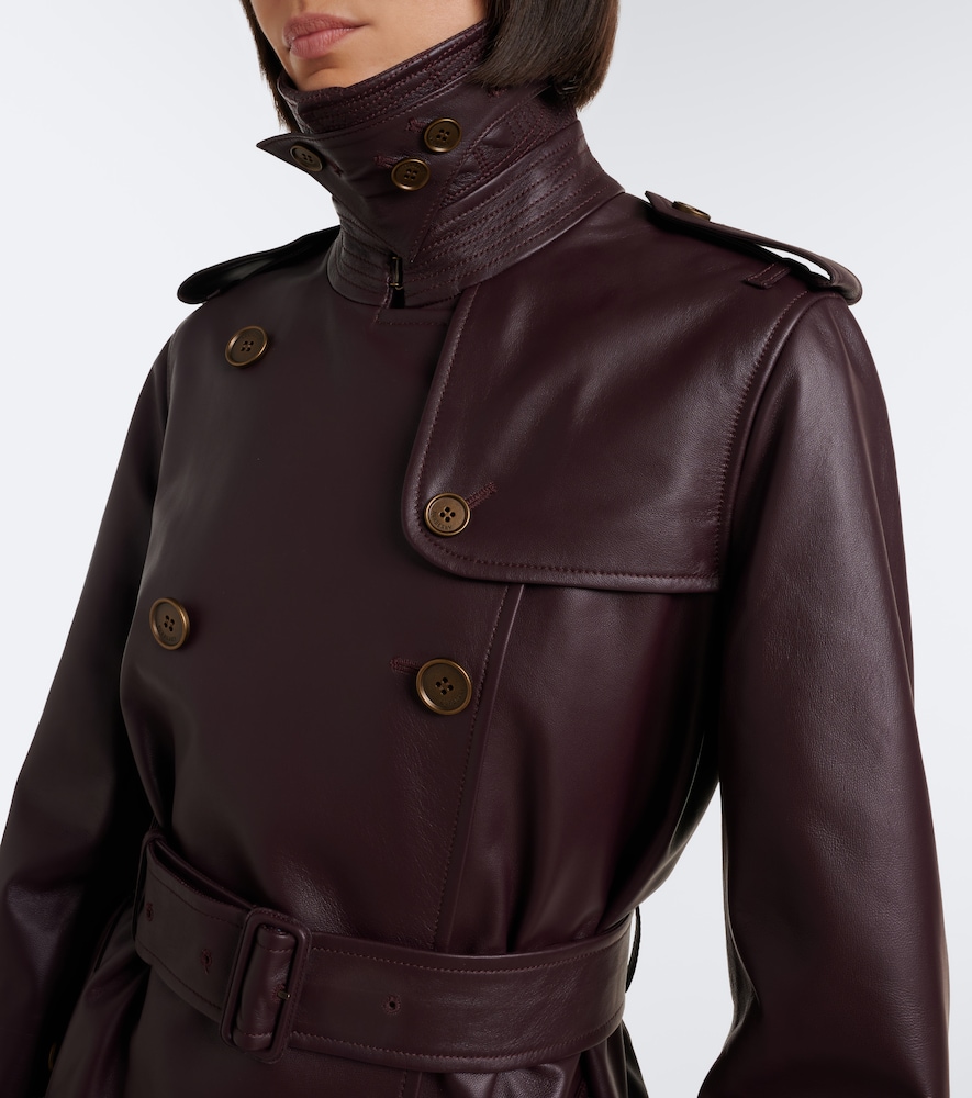 Leather Trench Coat