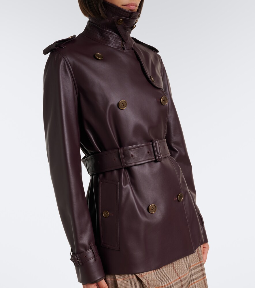 Leather Trench Coat