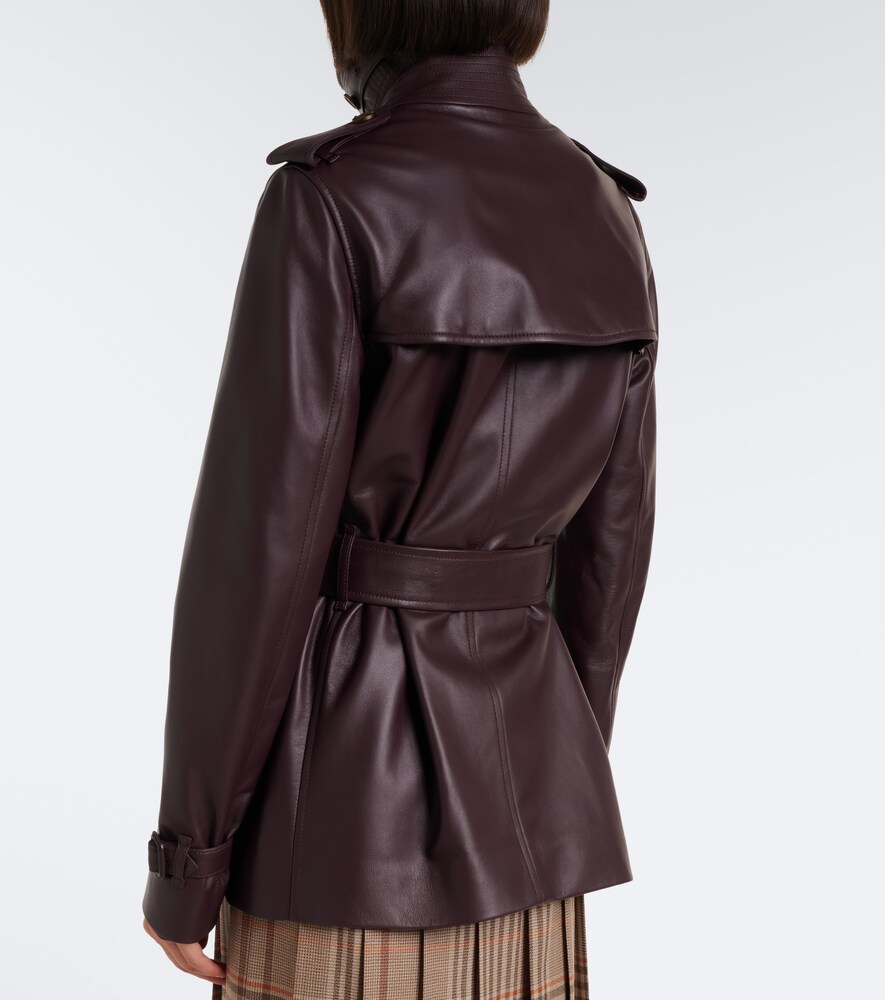 Leather Trench Coat