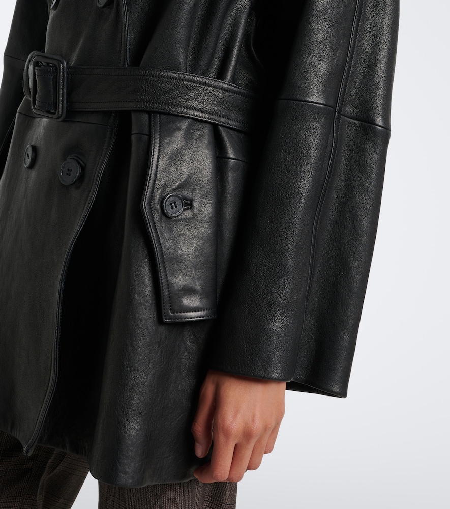Leather Trench Coat