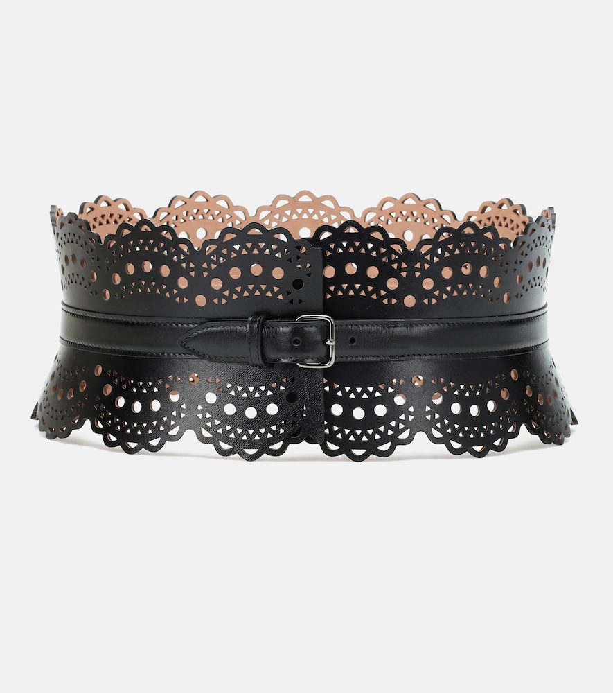 Alaia Alaïa Leather corset belt