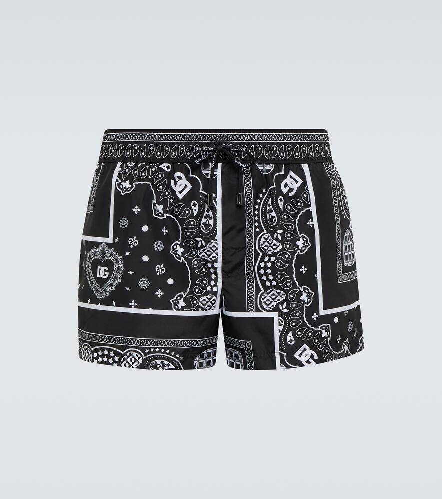 Dolce & Gabbana Bandana printed swim shorts