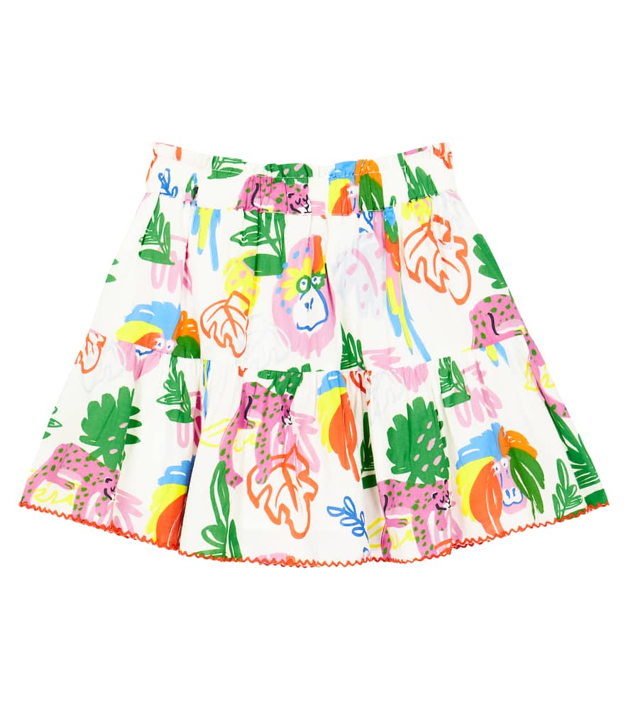 Stella McCartney Kids Printed cotton skirt