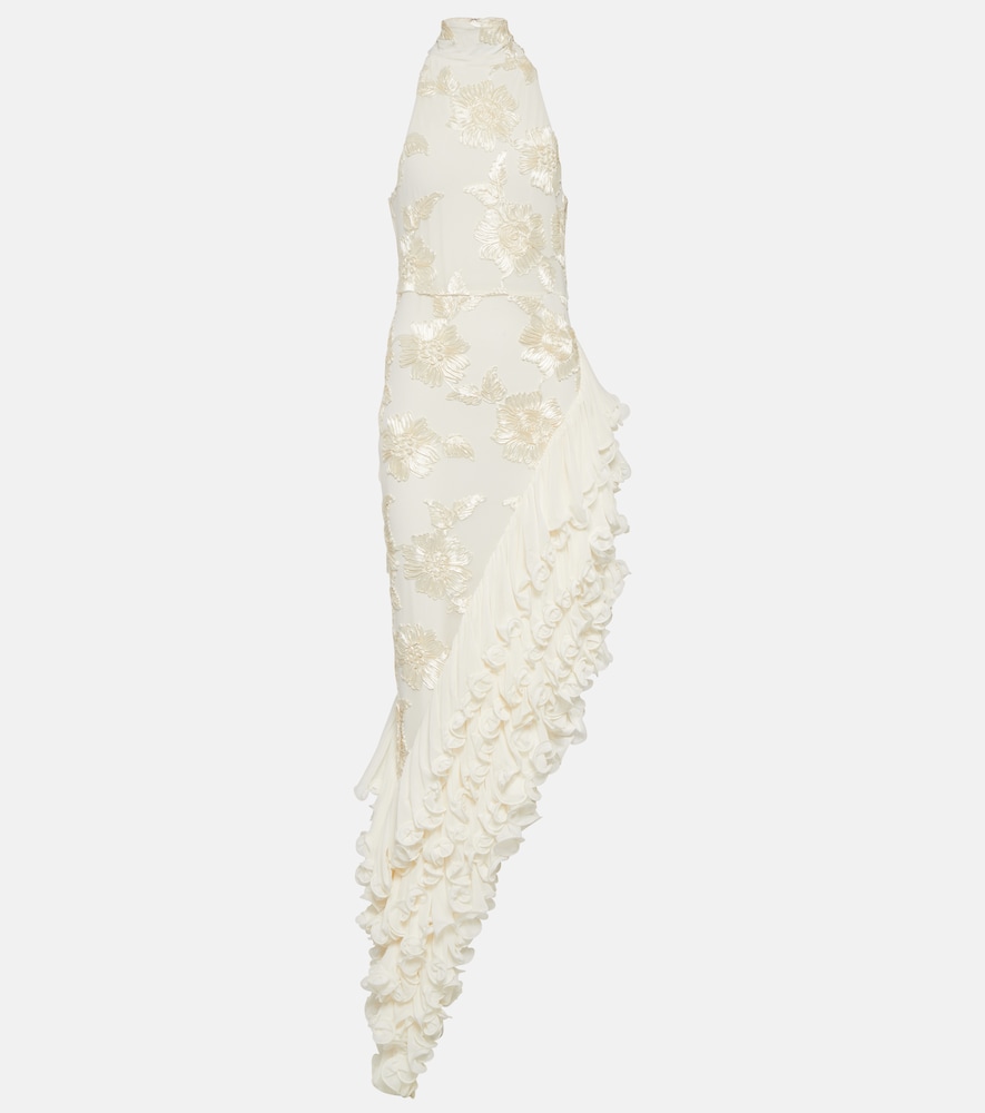 rotate birger christensen asymmetric ruffle maxi dress appliqué midi Size:US 30 Bras For Different Types cocktail parties Shipping: Eligible Intl