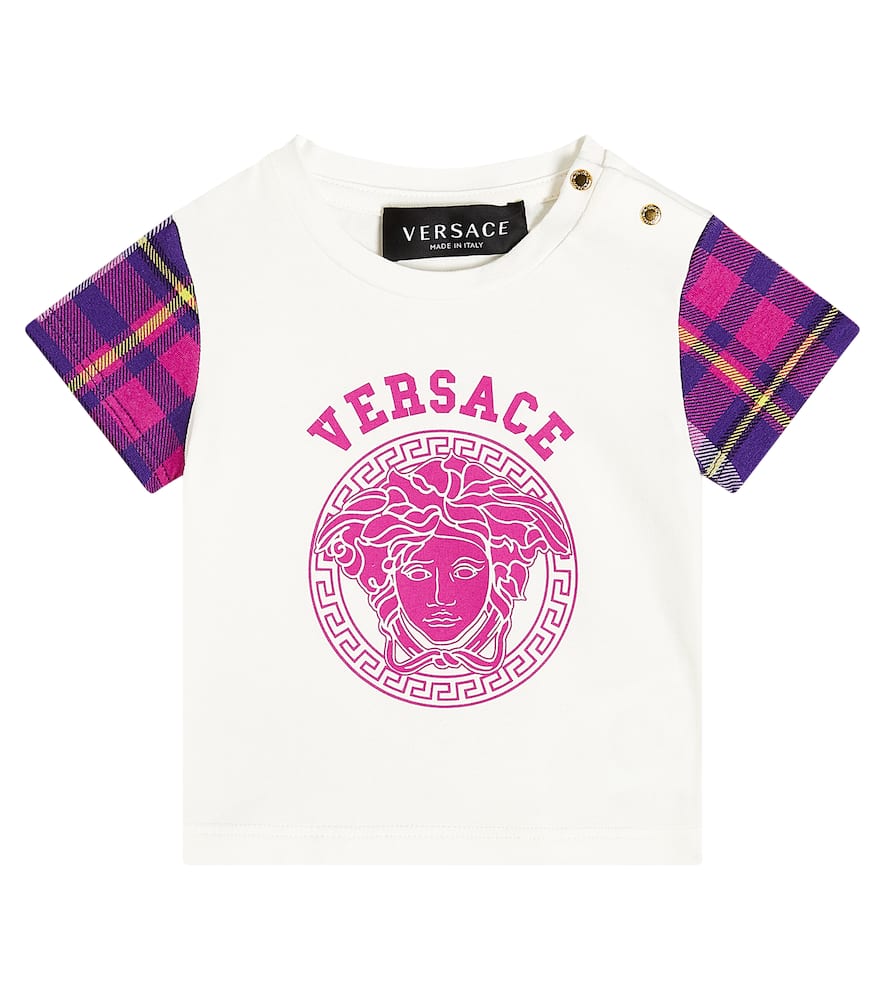 Versace Kids Baby Medusa cotton-blend jersey T-shirt