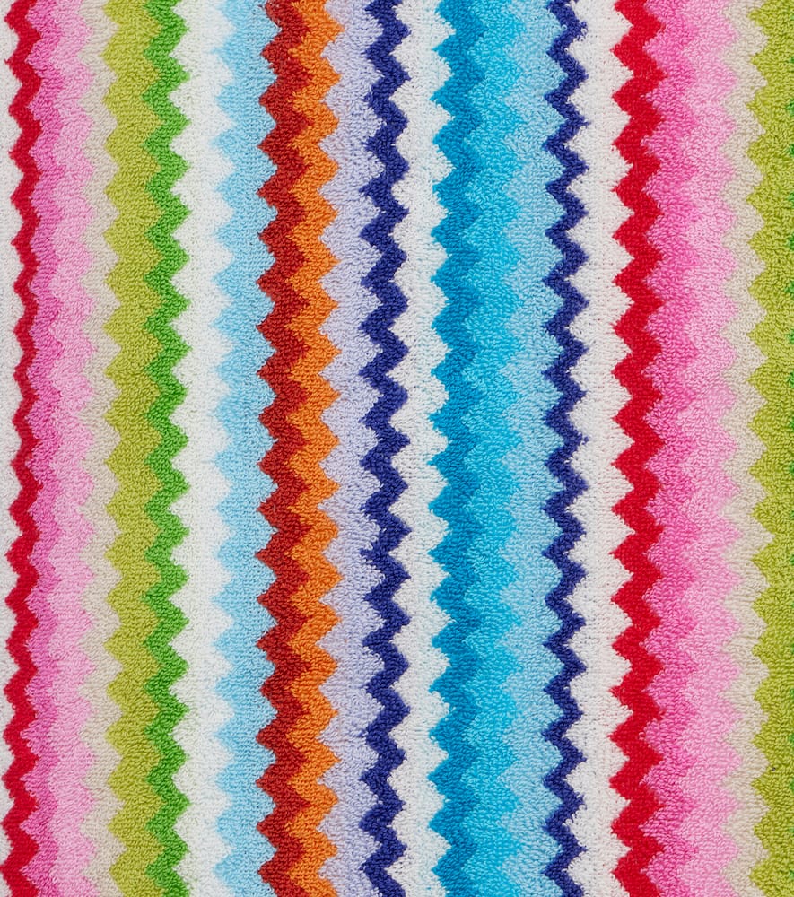 Missoni Riverbero Zigzag cotton terry bathrobe