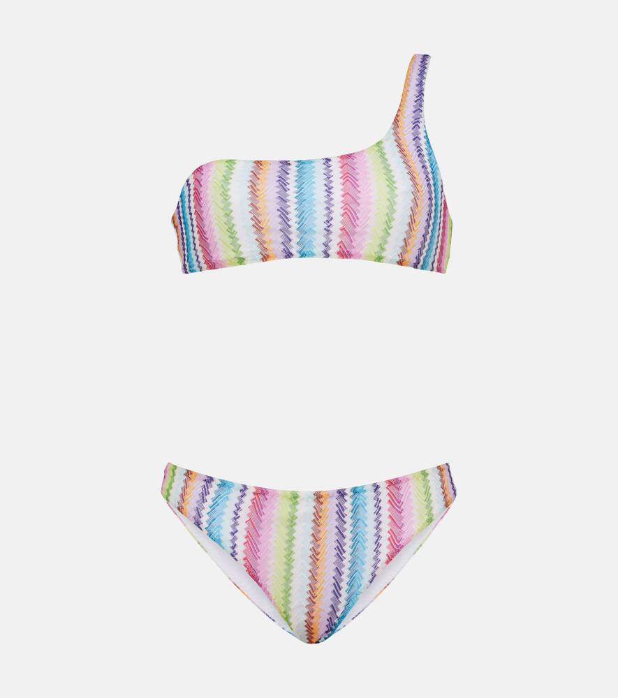 Missoni Zigzag one-shoulder bikini