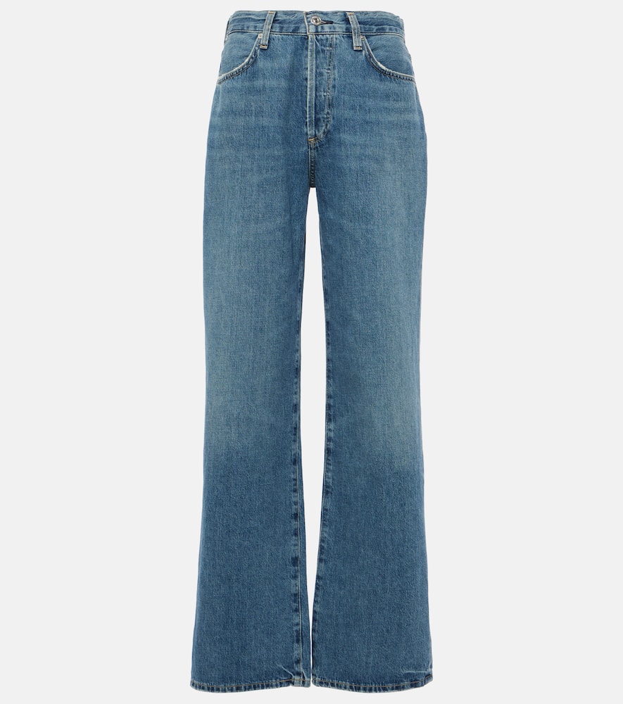 Annina mid-rise wide-leg jeans