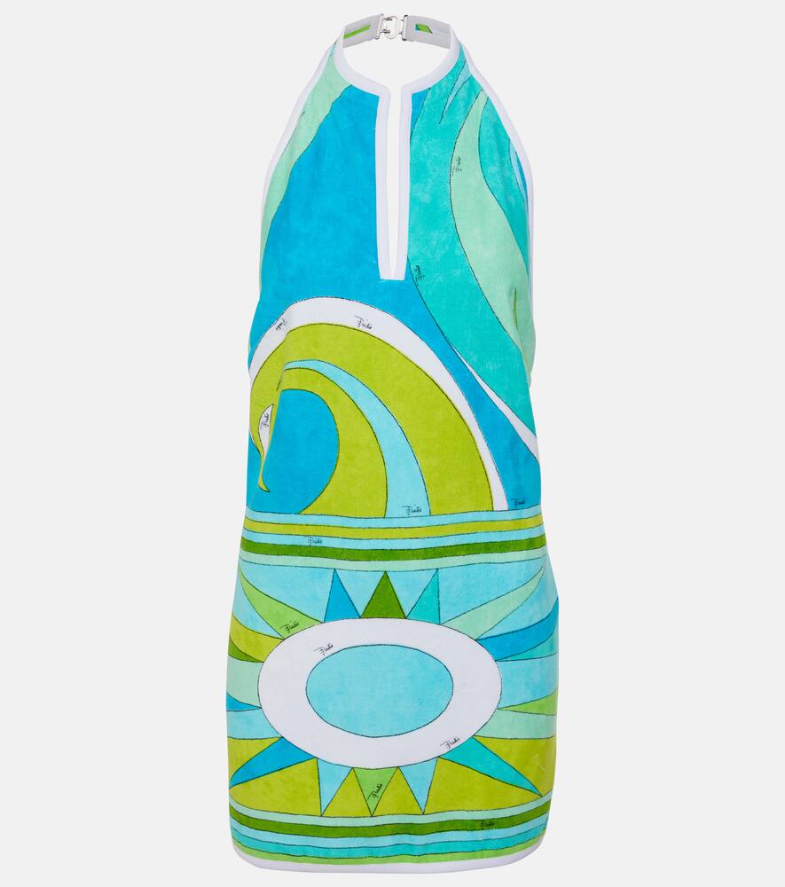 Pucci Vivara halterneck cotton minidress