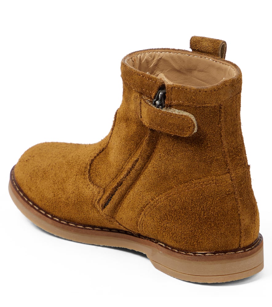 Pom D'api Suede Ankle Boots In Brown
