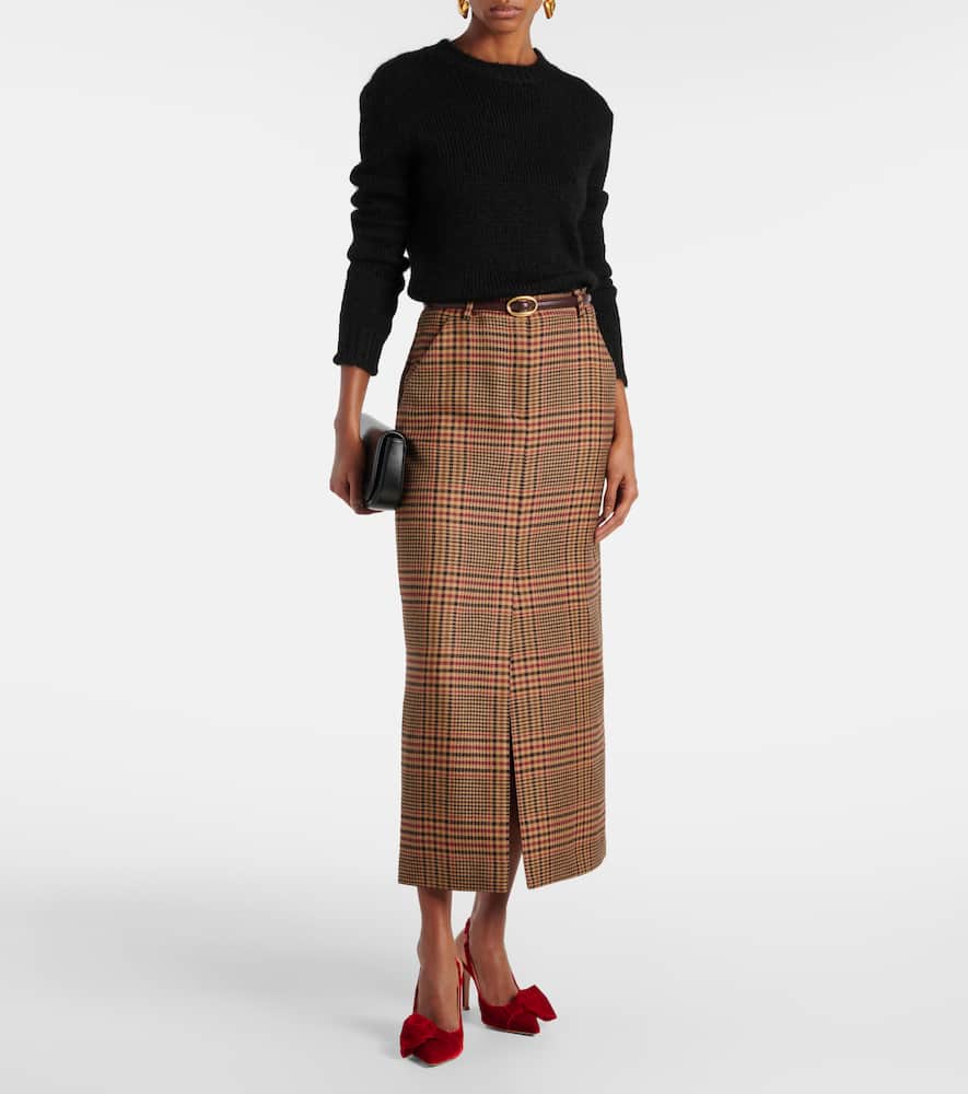 GIANVITO ROSSI 85 BOW-DETAIL VELVET SLINGBACK PUMPS