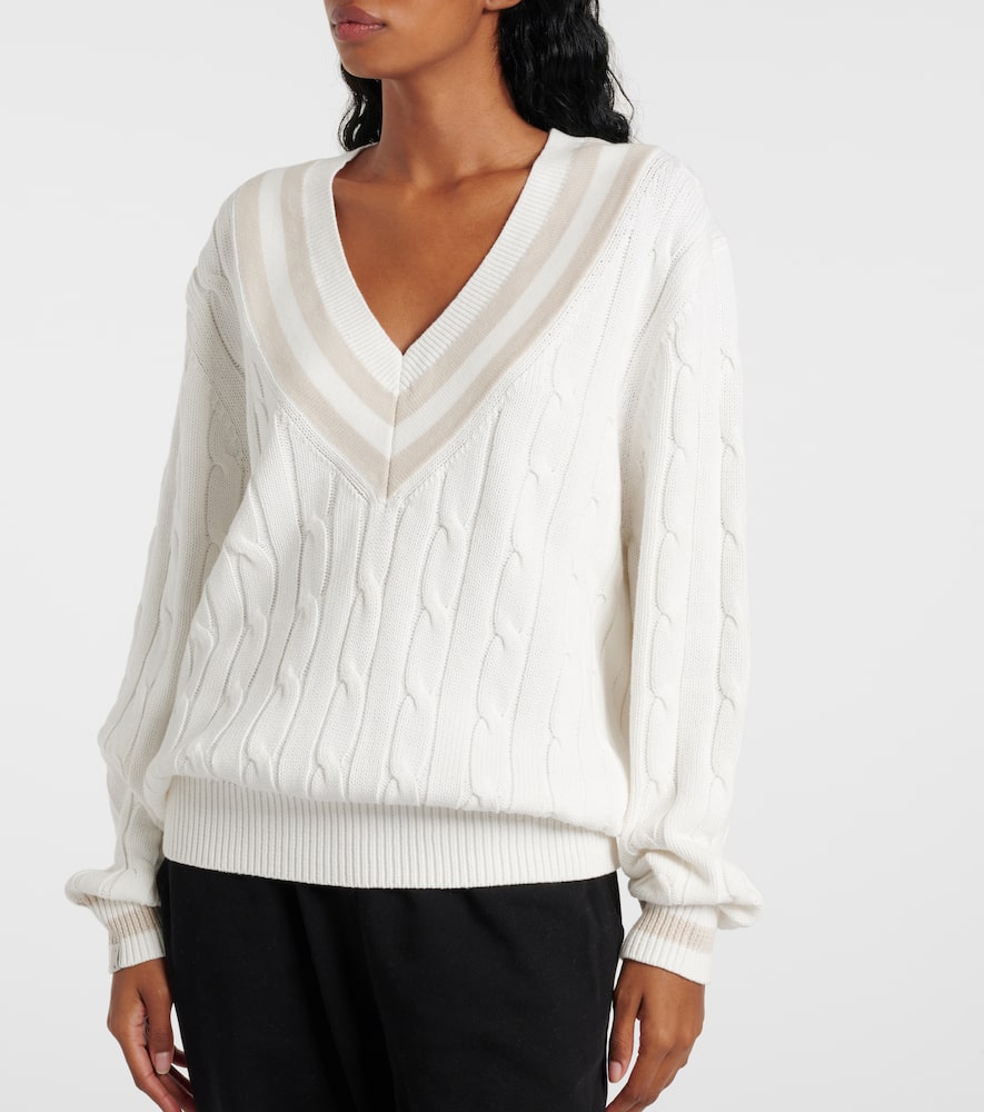 The Upside Pullover Louie Aus Baumwolle In Weiss