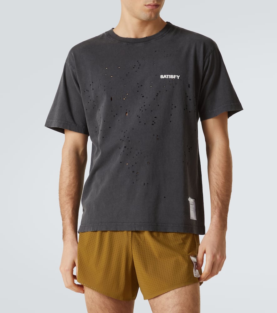 SATISFY MOTHTECH COTTON JERSEY T-SHIRT