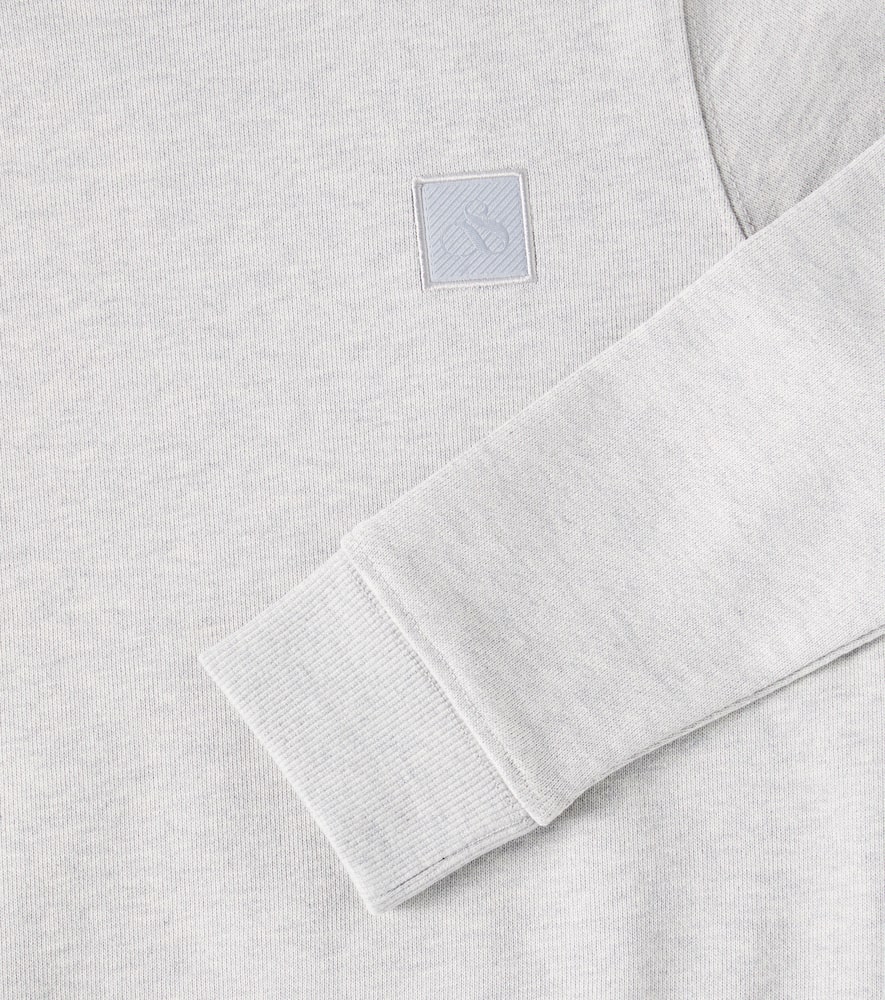 Scotch & Soda Logo Cotton Jersey Sweatshirt In Grey