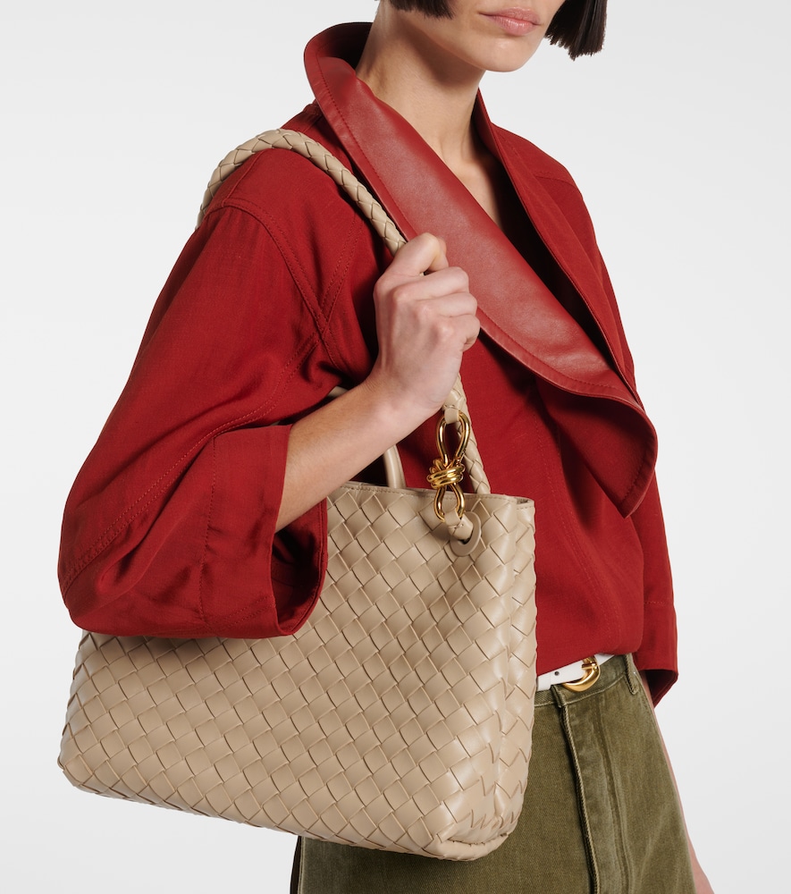 Bottega Veneta Andiamo Intrecciato Medium leather tote bag