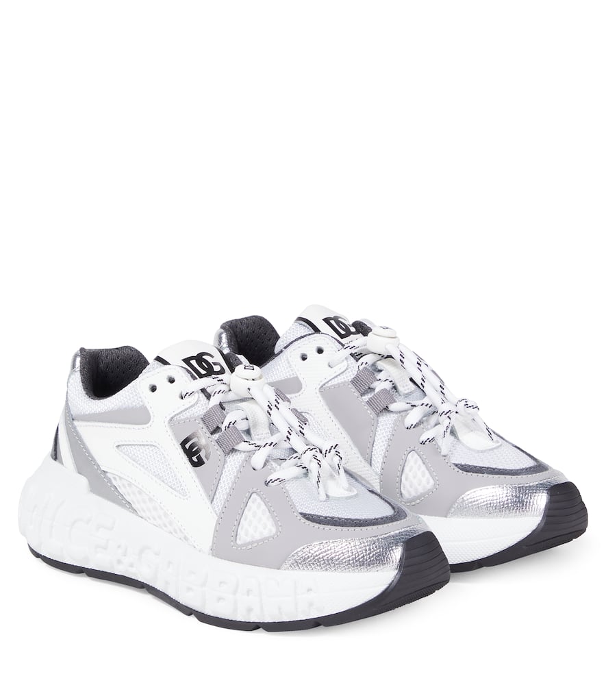 Dolce & Gabbana Chunky-sole Sneakers In Gray