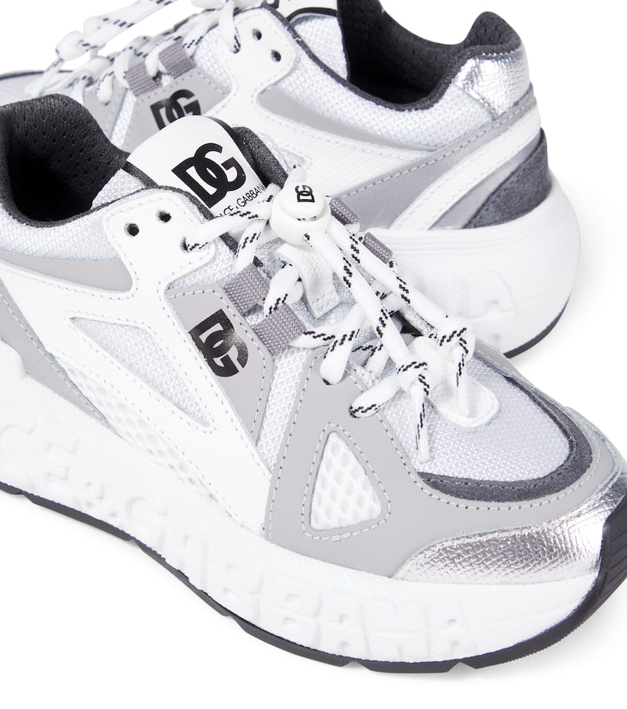 Dolce & Gabbana Chunky-sole Sneakers In Gray