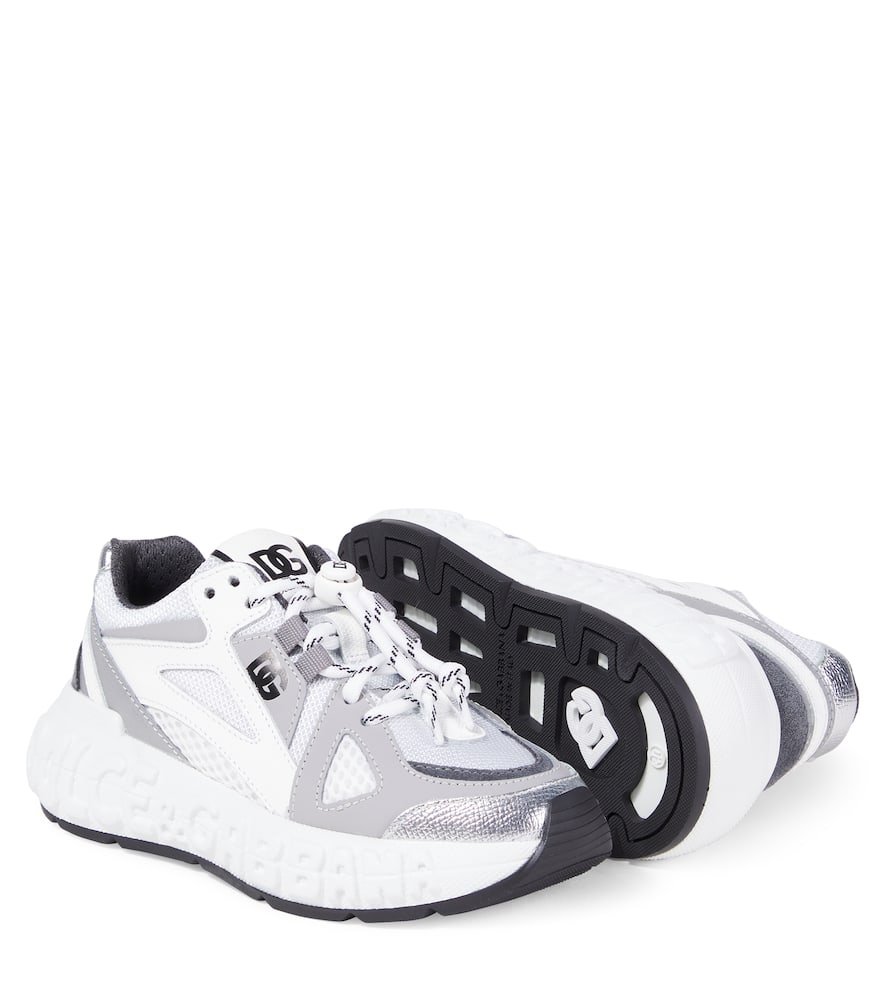 Dolce & Gabbana Chunky-sole Sneakers In Gray