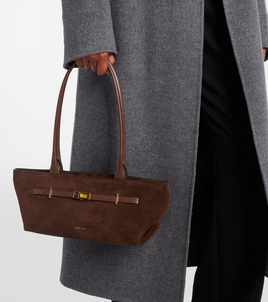 Demellier New York Suede Shoulder Bag