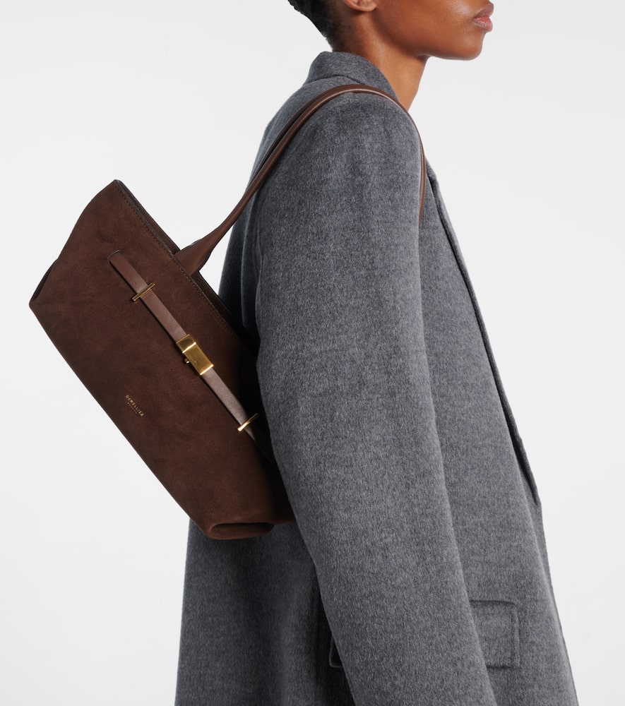 Demellier New York Suede Shoulder Bag