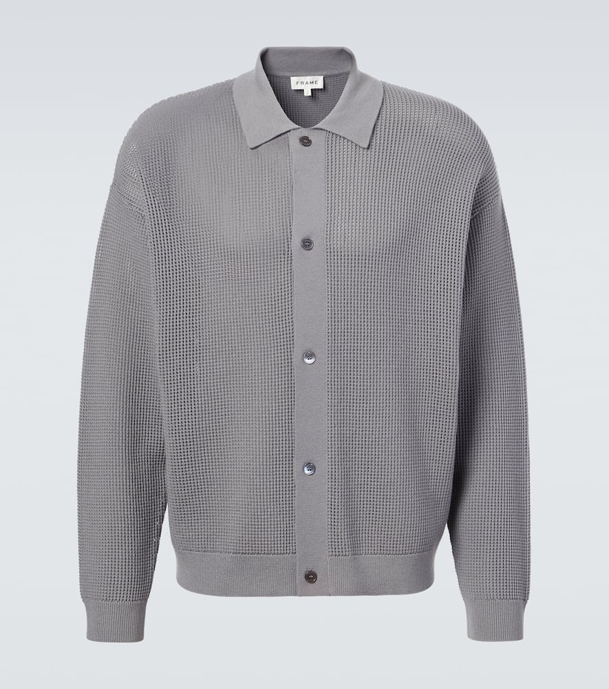 Open-knit cardigan