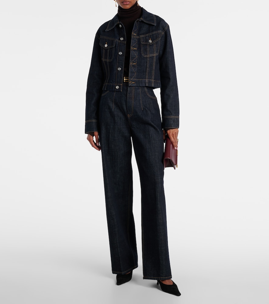 Victoria Beckham High-rise straight jeans