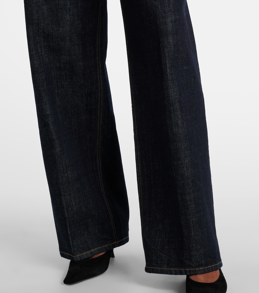  Victoria Beckham Victoria Beckham Jeans Rectos De Tiro Alto 