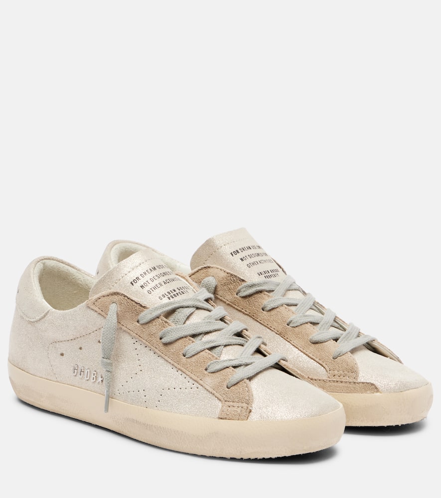 Super-Star glitter leather sneakers