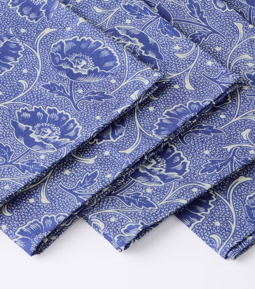 Cabana Toscana Set Of 4 Linen Napkins In Multi