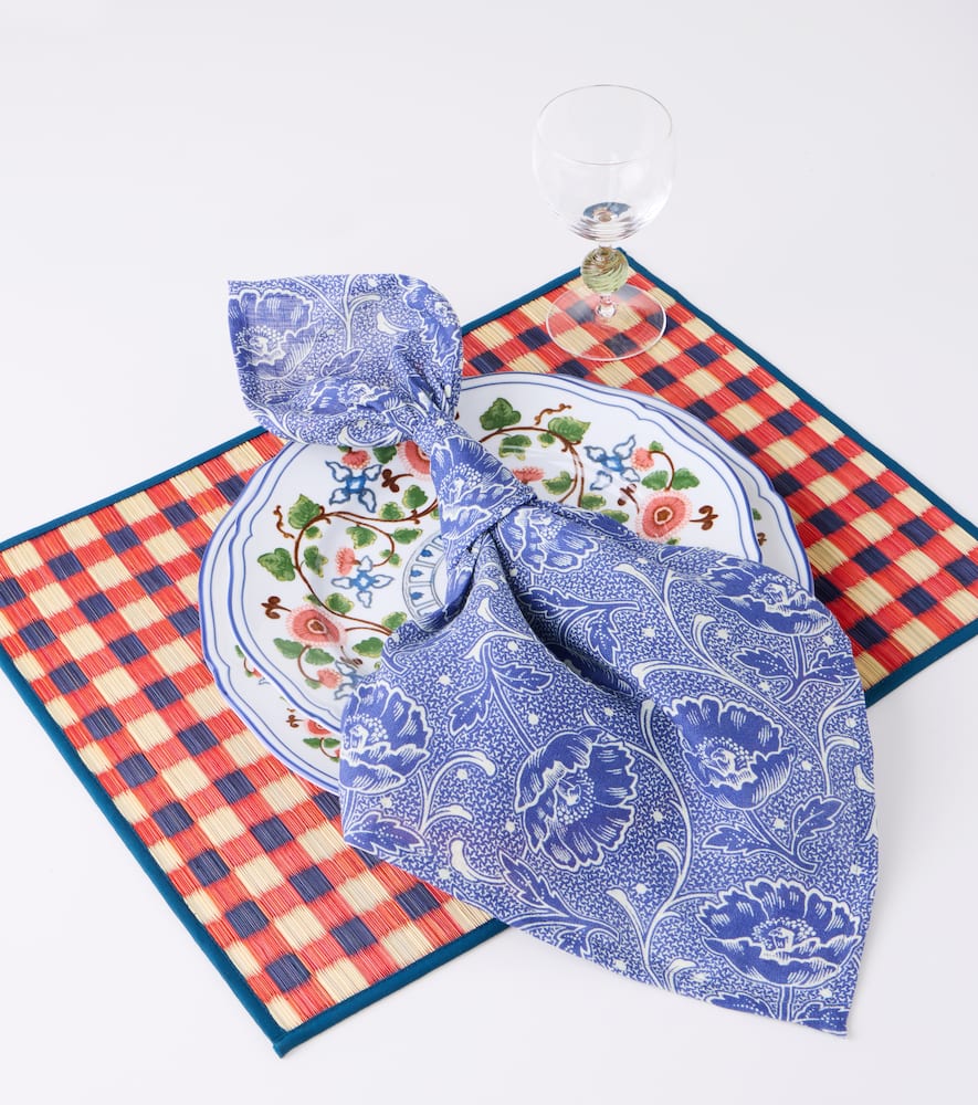 Cabana Toscana Set Of 4 Linen Napkins In Multi