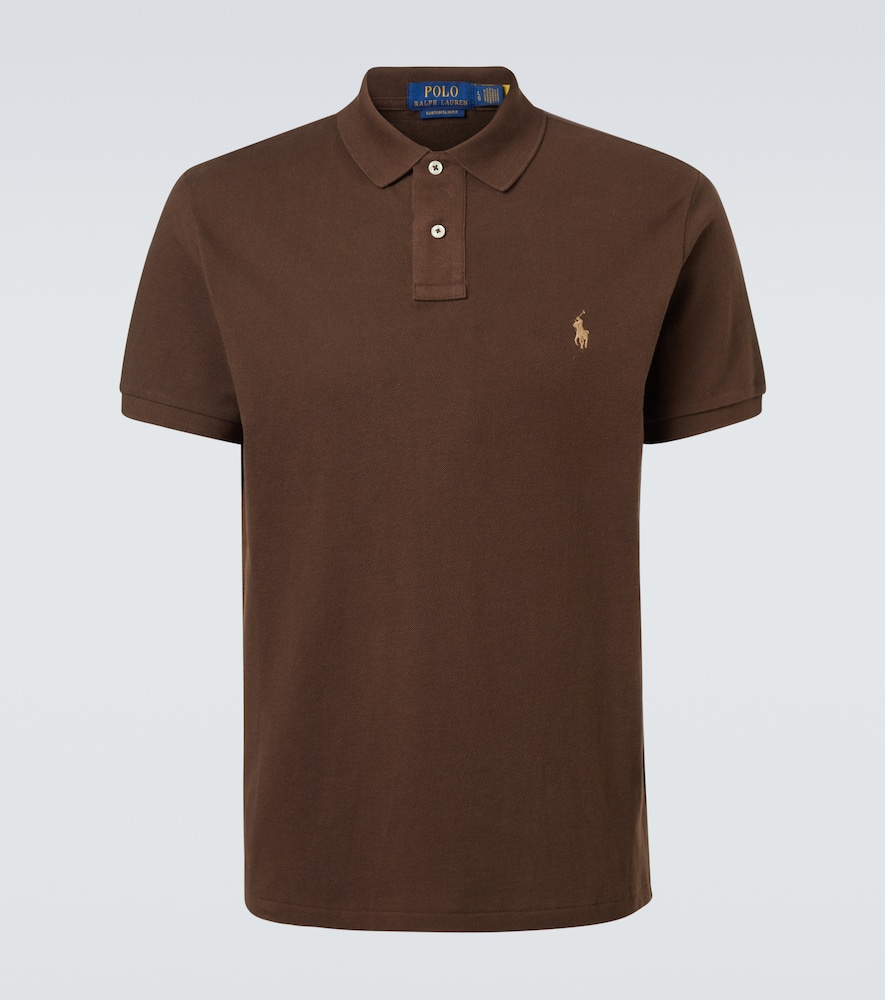 Cotton piqué polo shirt