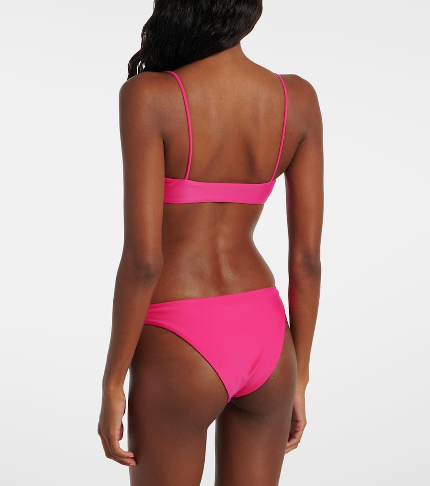 Jade Swim Muse Scoop Bikini Top In Pink