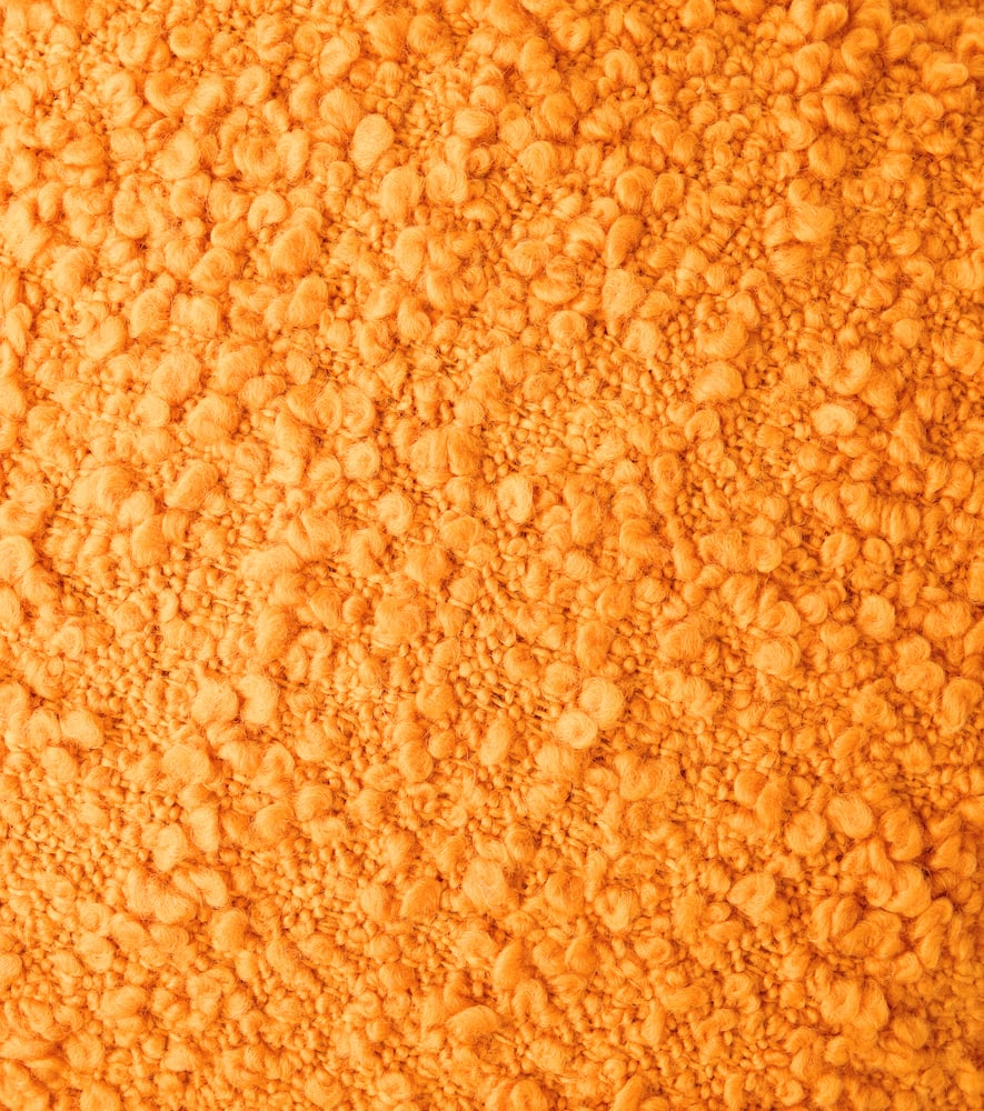 Tom Dixon Bobble Bouclé Cushion In Orange