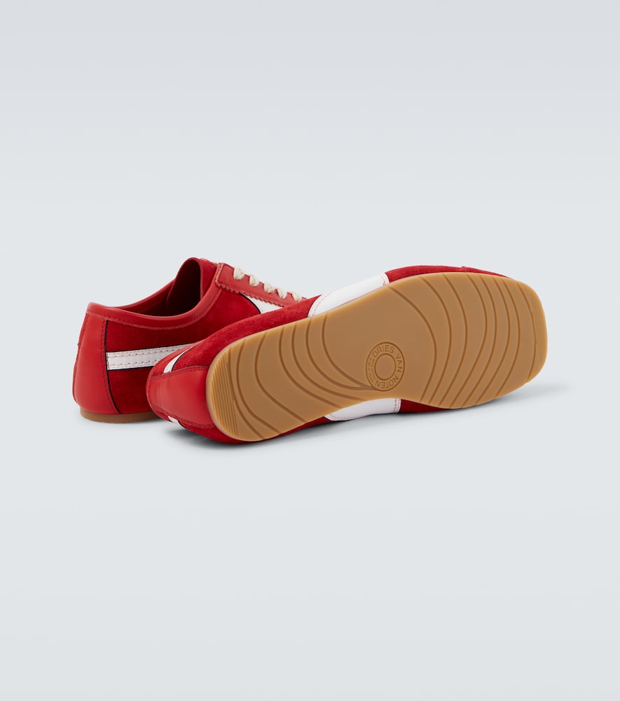  Dries Van Noten Dries Van Noten Sneakers Aus Veloursleder 