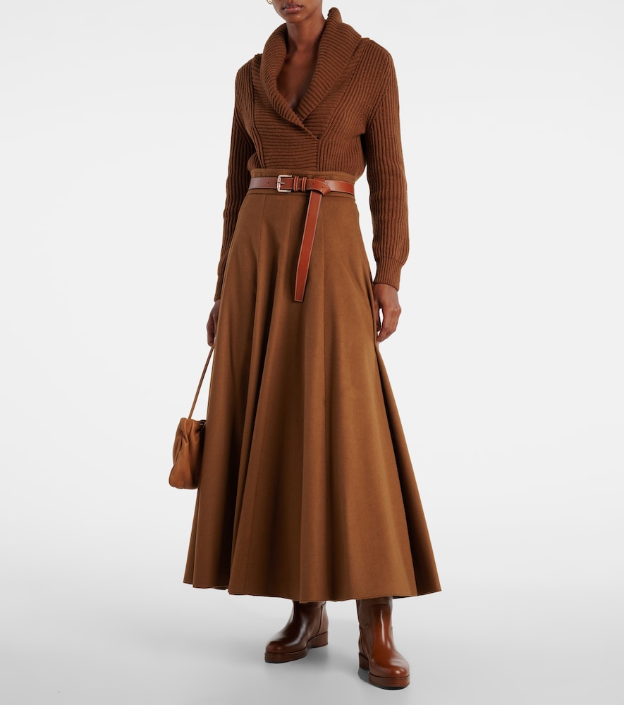  Max Mara Max Mara Maxirock Aus Kamelhaar 