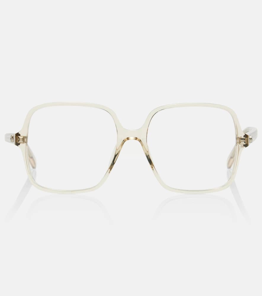 Gucci Optical Native Gg Square Sunglasses In Yellow