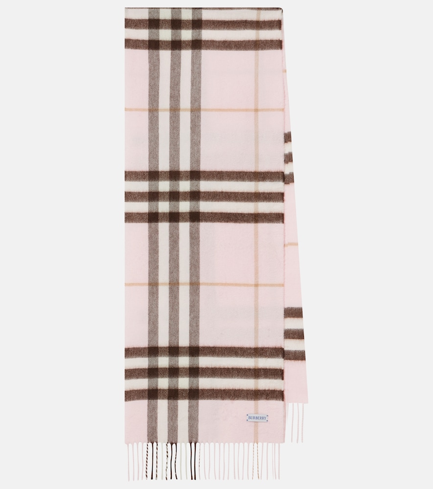 Burberry Giant Check cashmere scarf
