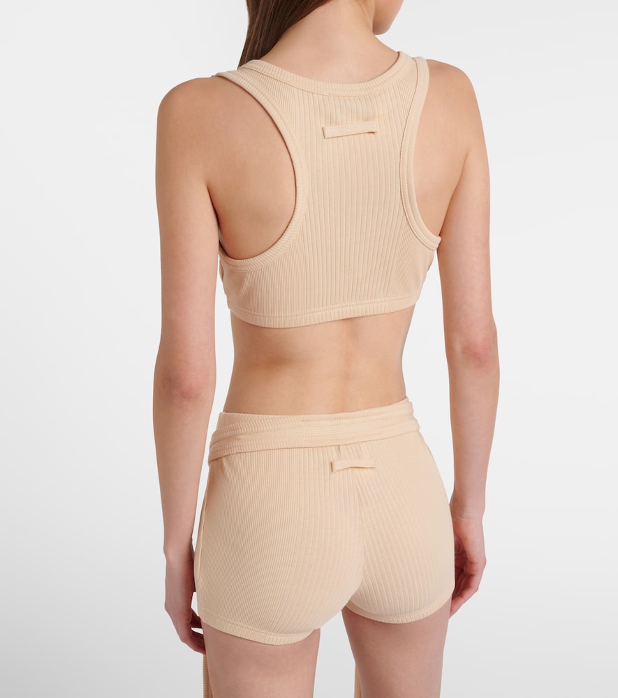  Jean Paul Gaultier Jean Paul Gaultier Bralette Aus Rippstrick 
