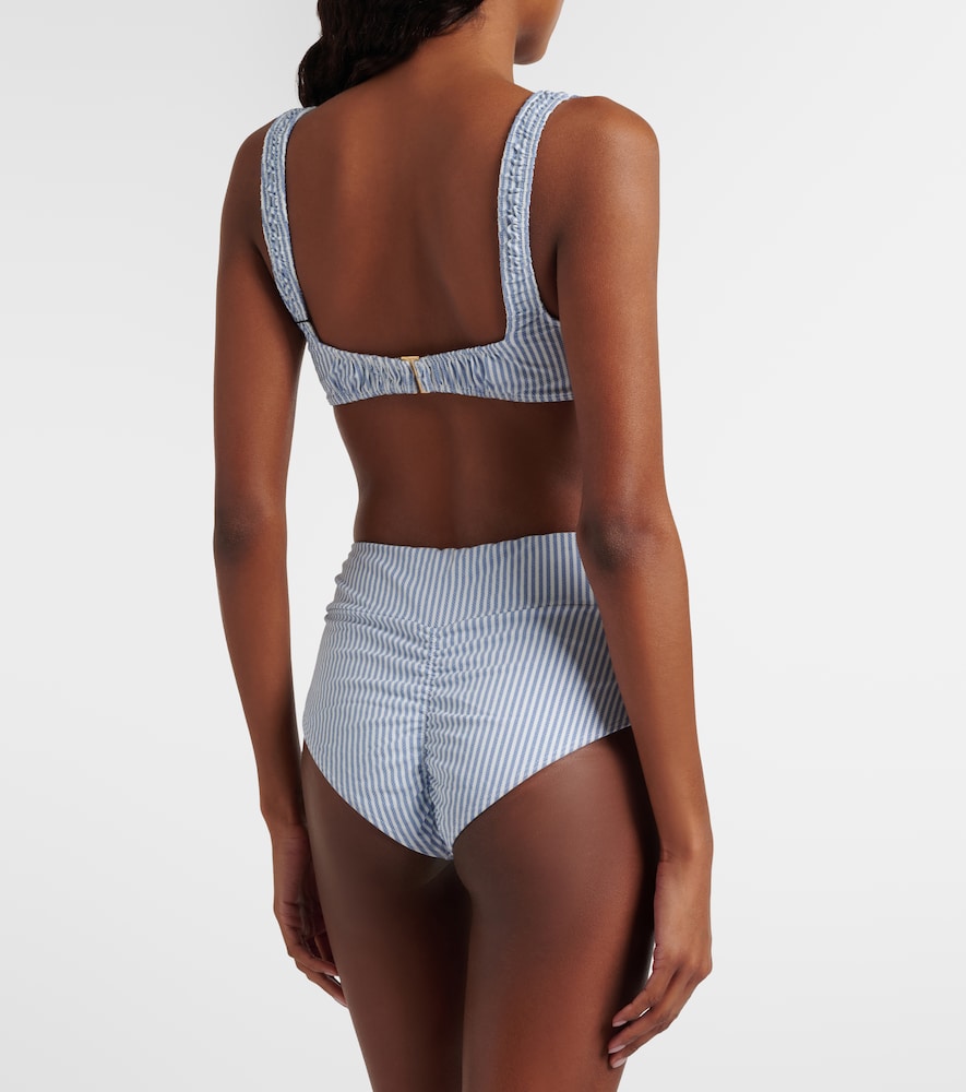  Montce Montce Zoe Striped Bikini Top 