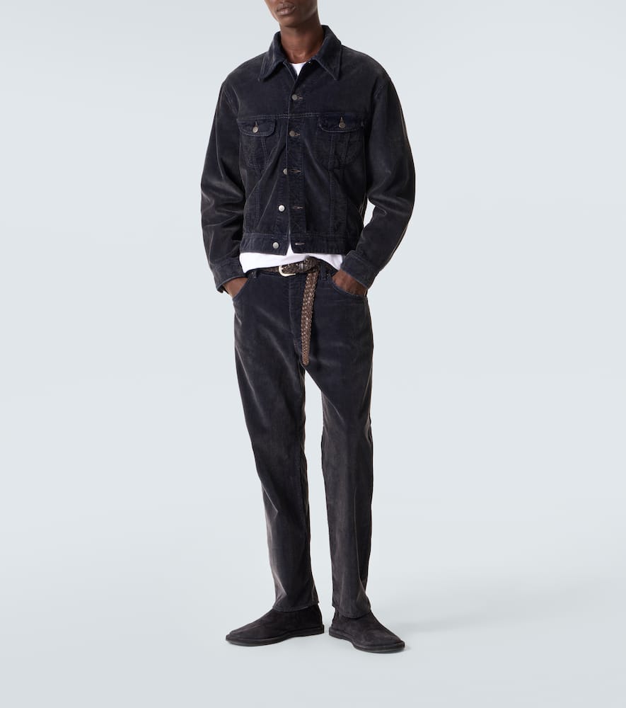 Studio Nicholson X Aaron Levine Woodstock Straight Jeans In Black