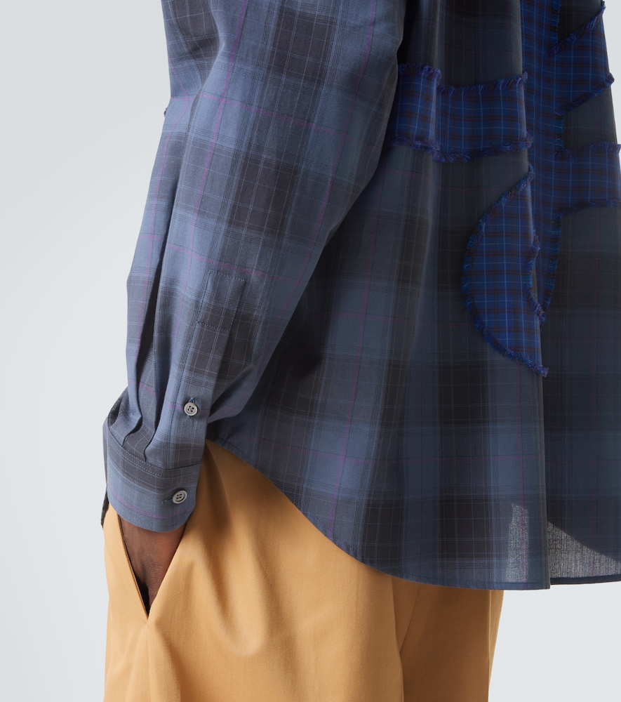  Loewe Loewe Checked Cotton Poplin Shirt 