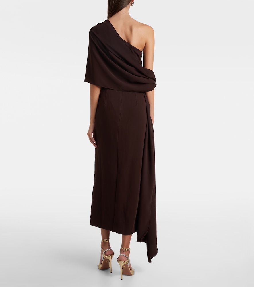  Marmar Halim Marmar Halim One-shoulder-robe Aus Crêpe 