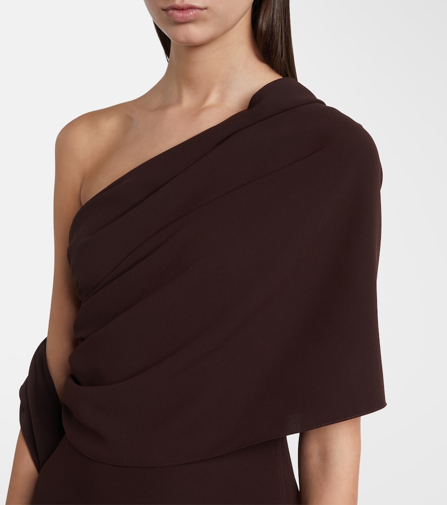  Marmar Halim Marmar Halim One-shoulder-robe Aus Crêpe 