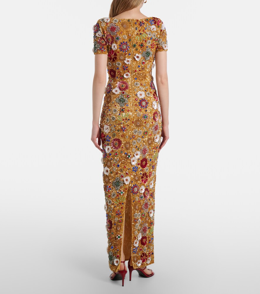  Rachel Gilbert Rachel Gilbert Verzierte Robe Francesca 