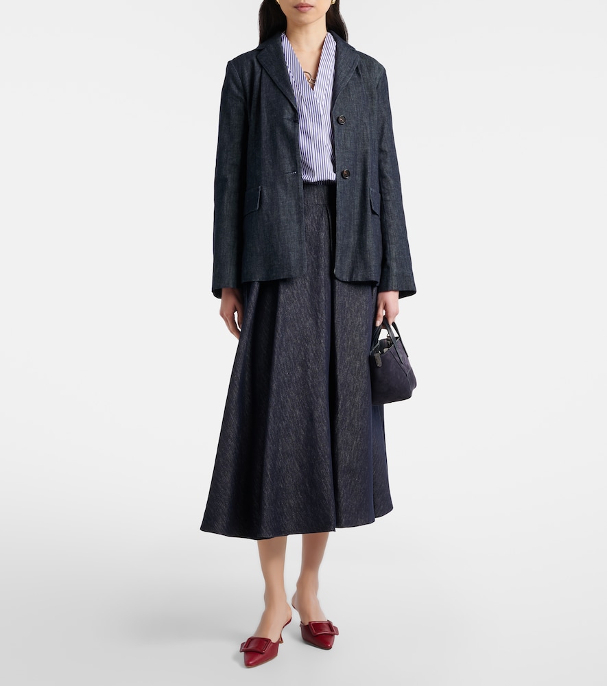  's Max Mara 's Max Mara Leone Denim Blazer 
