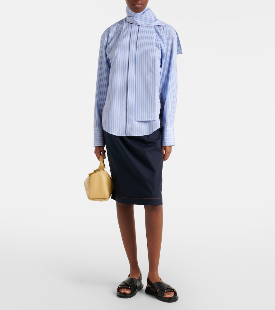  Plan C Plan C Cotton Midi Skirt 